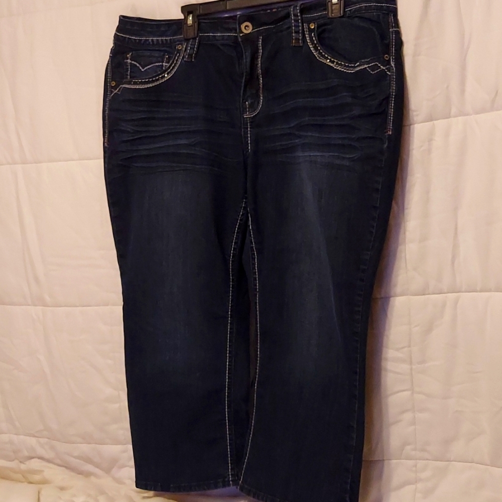 Dark Wash Women's Jeans - Classic Straight Leg